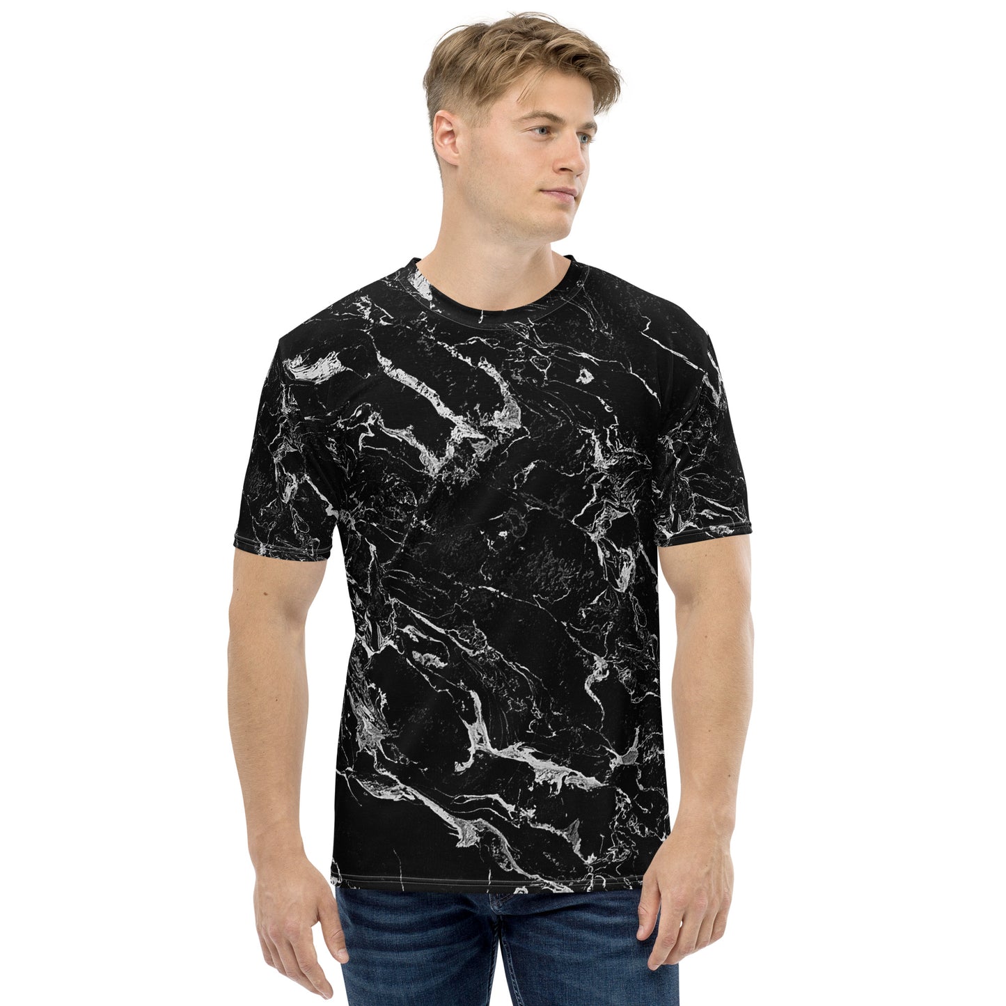 Marble Print T-Shirt