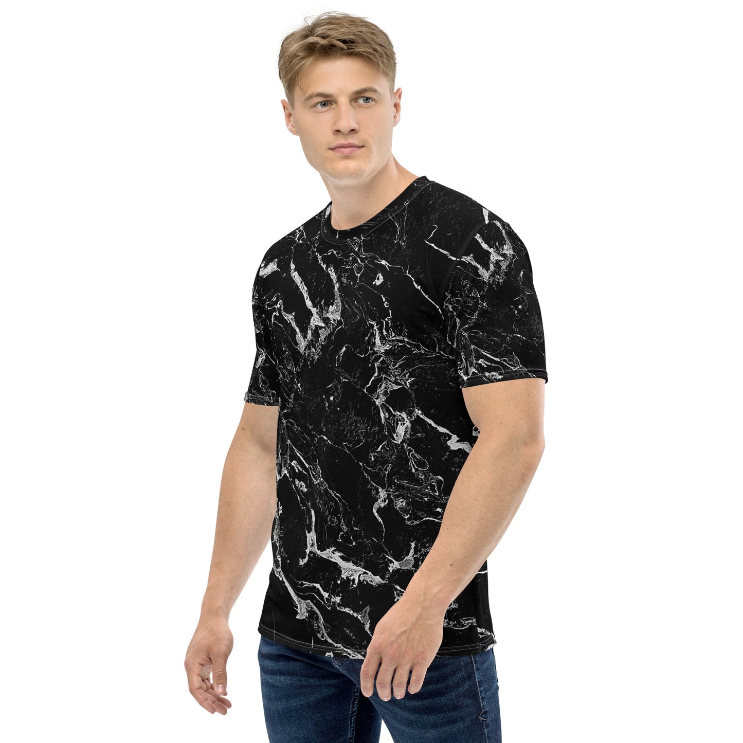 Marble Print T-Shirt