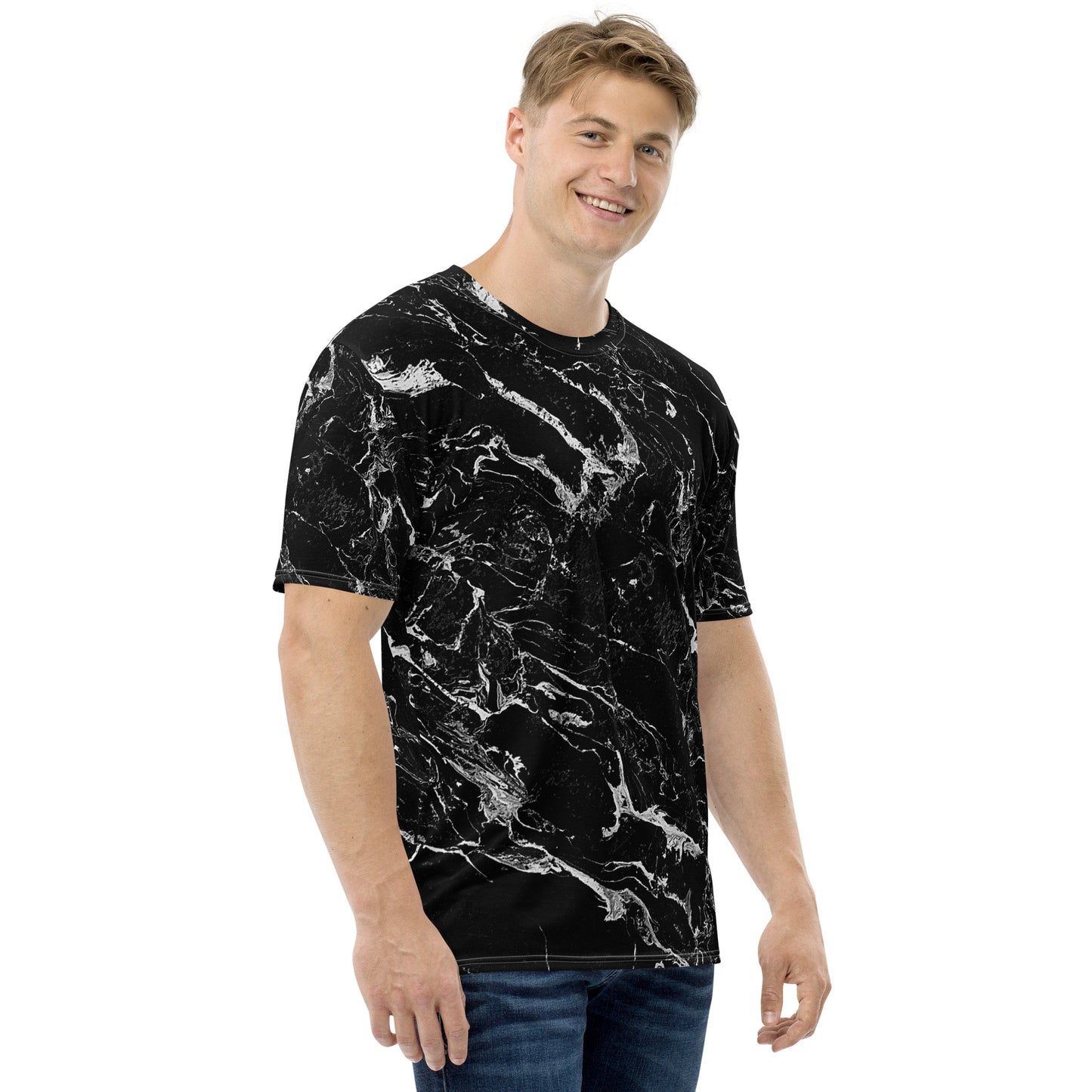 Marble Print T-Shirt