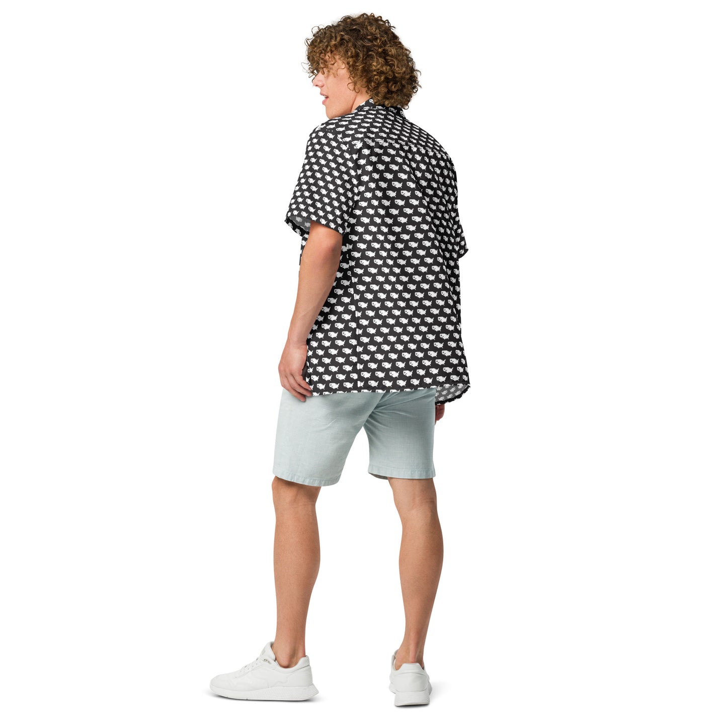 USA Shark Button Up