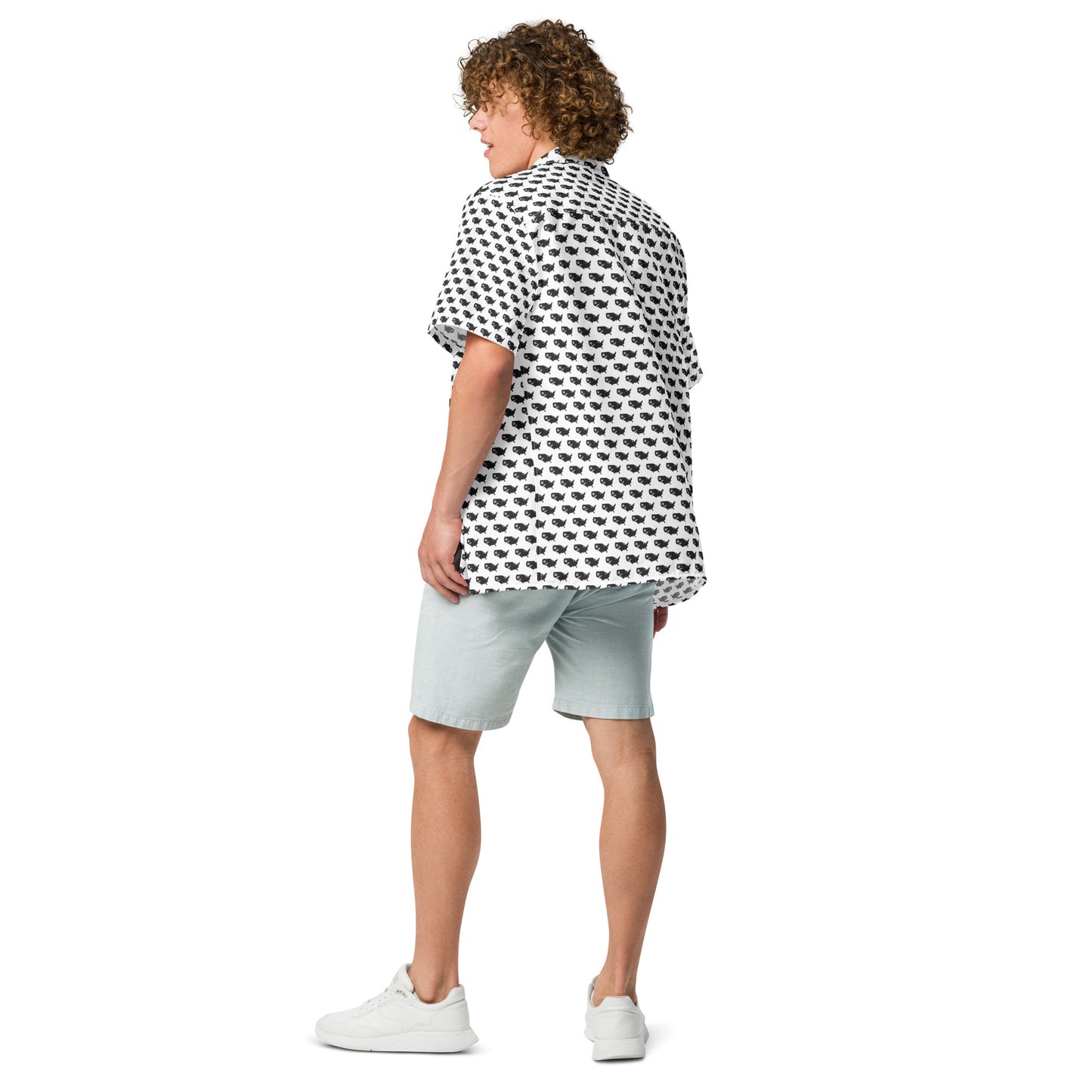 USA Shark Button Up
