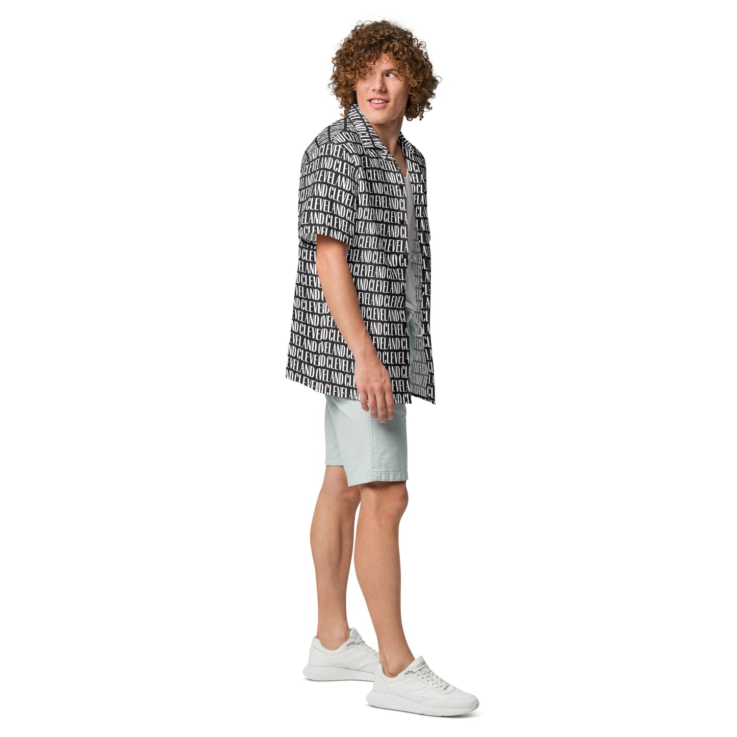 V Cleveland Button Up
