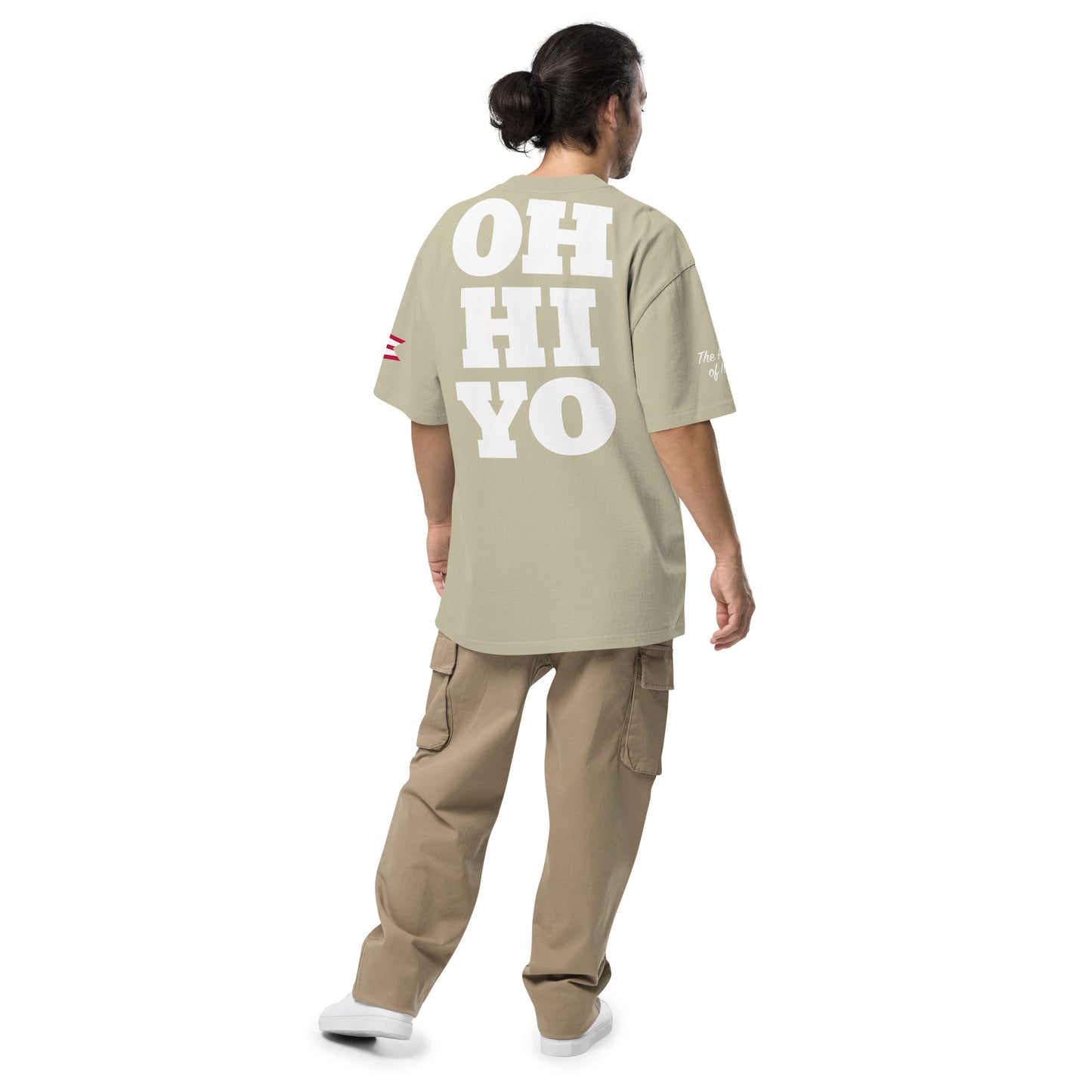 Ohio Eyes Oversized Faded T-shirt