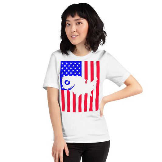 USA Shark Flag T-Shirt